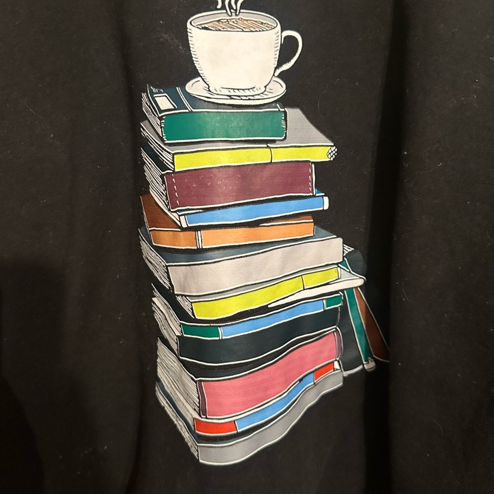 Book stack crewneck